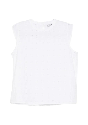 CARE BY ME Augusta Leaf top - White