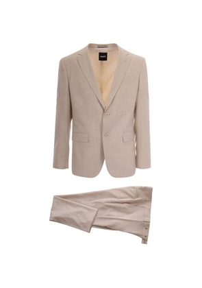 BOSS button-fastening suit - Neutrals