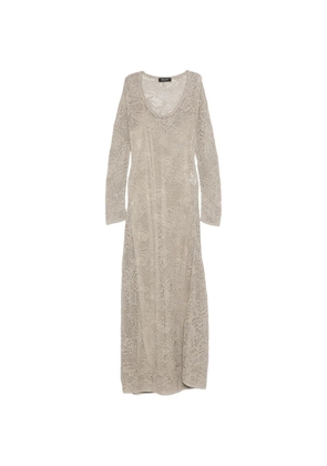 Fabiana Filippi scoop-neck midi dress - Green