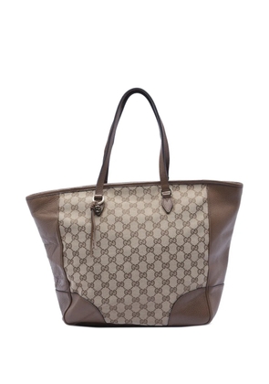 Gucci Pre-Owned 2016-2025 GG Canvas Bree Zippered tote bag - Neutrals