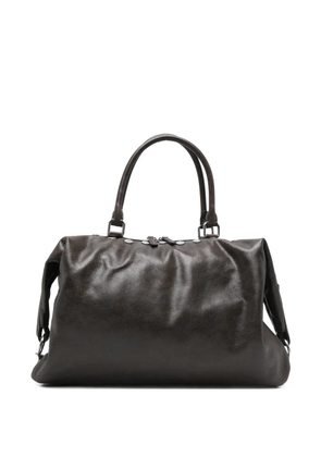 Marge Sherwood stud dumpling tote bag - Brown