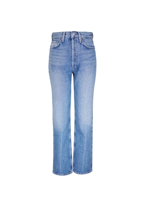AGOLDE whiskering-effect jeans - Blue