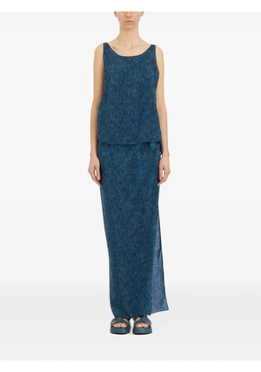 Cortana Malena silk maxi dress - Blue