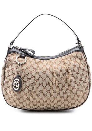 Gucci Pre-Owned 2016-2026 GG Canvas Sukey shoulder bag - Neutrals