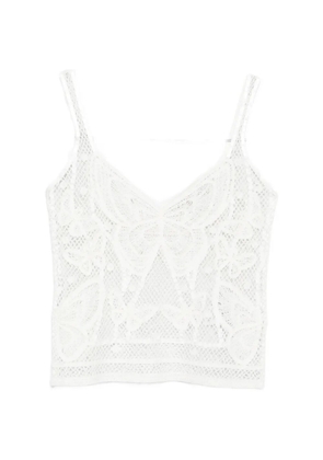 Blumarine lace top - White