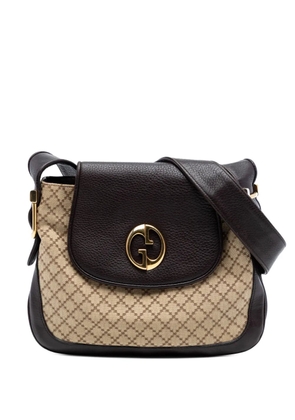 Gucci Pre-Owned 2016-2025 Diamante Canvas 1973 shoulder bag - Neutrals