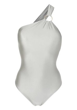 Lenny Niemeyer ring-detail asymmetric swimsuit - Grey