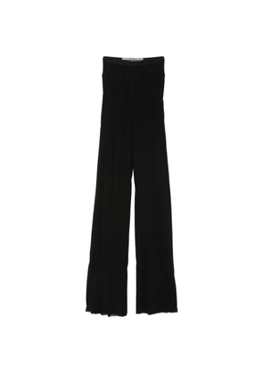 Rick Owens bias ribbed palazzo pants - Black
