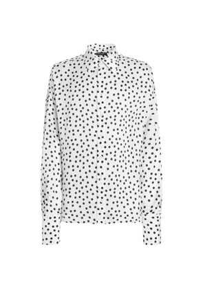 Dolce & Gabbana polka dot button shirt - White