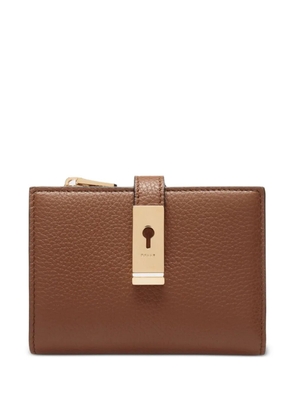 Bally Lock Me bifold wallet - Brown
