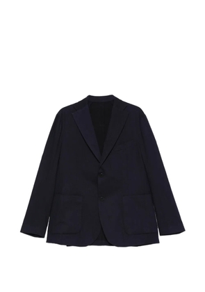 original vintage style patch-pocket blazer - Blue