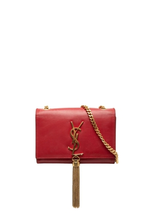 Saint Laurent Pre-Owned 2013 Small Leather Monogram Kate Tassel crossbody bag - Red
