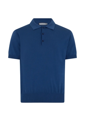 Canali short-sleeve polo shirt - Blue