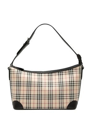Burberry Pre-Owned 2000-2017 House Check Canvas shoulder bag - Black