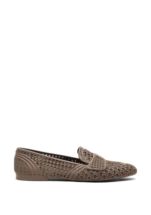 Casadei 3D-printed loafers - Brown