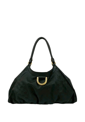 Gucci Pre-Owned 2016-2026 Guccissima Abbey D Ring shoulder bag - Black