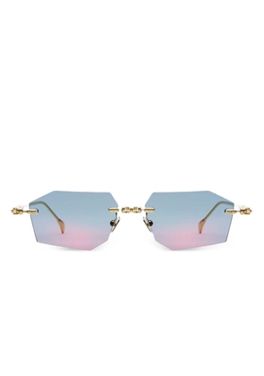 Kuboraum H63 geometric sunglasses - Gold