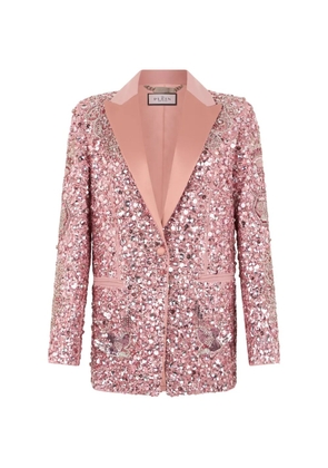 Philipp Plein sequin-embellished blazer - Pink