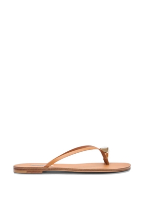 Casadei Soraya leather sandals - Neutrals