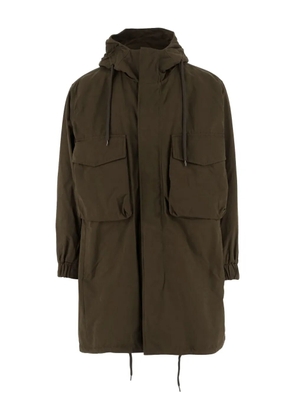 Herno drawstring hood parka - Green