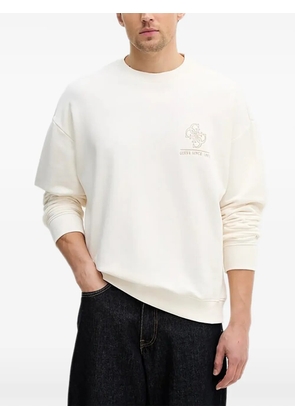 GUESS USA embroidered sweatshirt - Neutrals