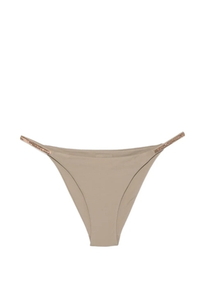 Fisico Barrette embellished bikini bottoms - Green