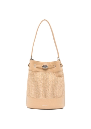 Zanellato Mondà woven bucket bag - Neutrals