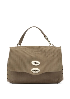 Zanellato small Postina® studded tote bag - Neutrals