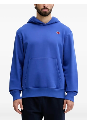 The North Face logo-embroidery hoodie - Blue