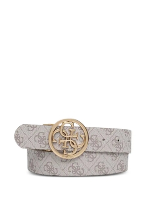 GUESS USA monogram buckle belt - Neutrals