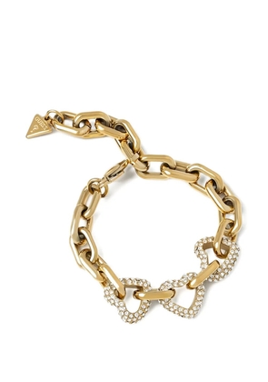 GUESS USA Beloved heart chain bracelet - Gold