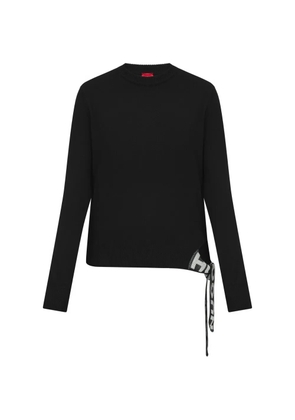 HUGO logo sweater - Black