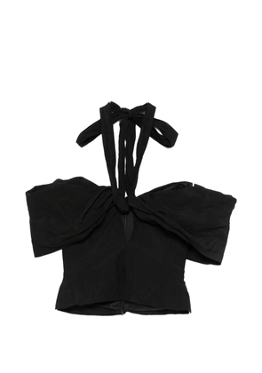 Magda Butrym tie-neck blouse - Black