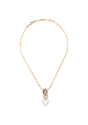 Valentino Garavani heart-pendant necklace - Gold