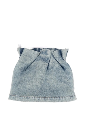 Magda Butrym pleated mini skirt - Blue