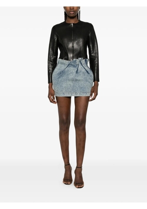 Magda Butrym pleated mini skirt - Blue