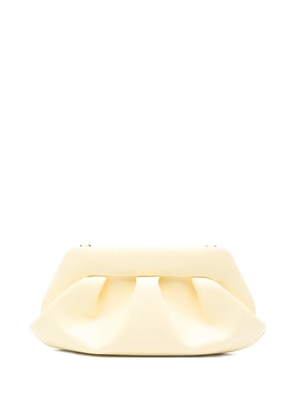 Themoirè magnetic-fastening clutch bag - Yellow