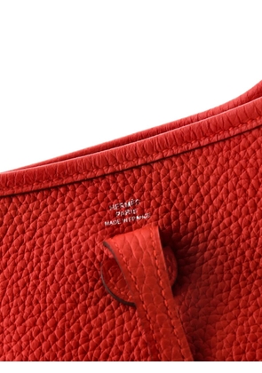 Hermès Pre-Owned Evelyne Bag Gen III Clemence TPM crossbody bag - Red