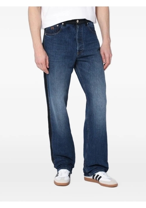 Wales Bonner indigo faded trousers - Blue