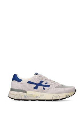 Premiata Mick 0.1 suede-appliqué sneakers - Grey