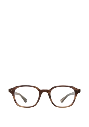 Garrett Leight Lachman geometric-frame glasses - Brown