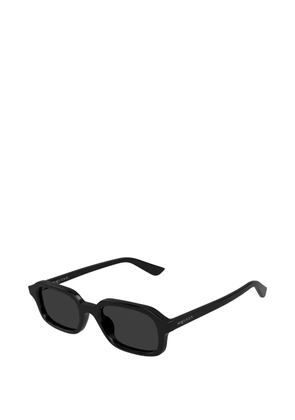 Alexander McQueen Eyewear geometric frame sunglasses - Black