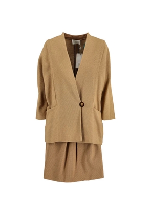 Agnona Vintage two-piece cotton suit - Neutrals