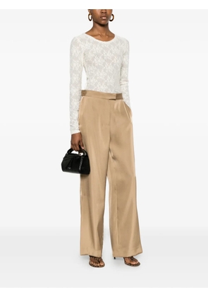 Just Cavalli wide-leg trousers - Neutrals