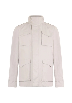 Herno high-neck front-pockets jacket - Neutrals
