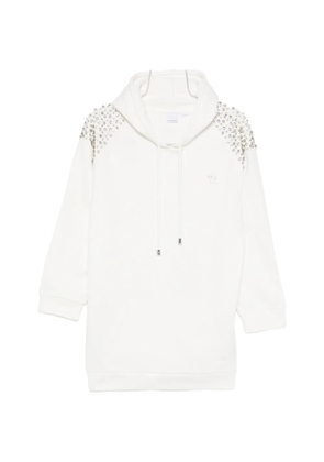 PINKO embellished hoodie - White