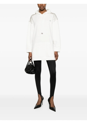 PINKO embellished hoodie - White