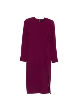 Just Cavalli long-sleeves midi dress - Purple