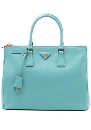 Prada Pre-Owned 2000-2025 Large Saffiano Lux Galleria Double Zip satchel - Blue
