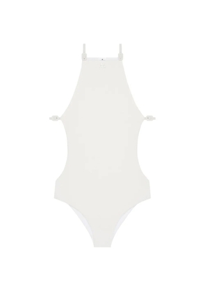 Courrèges cut-out swimsuit - White
